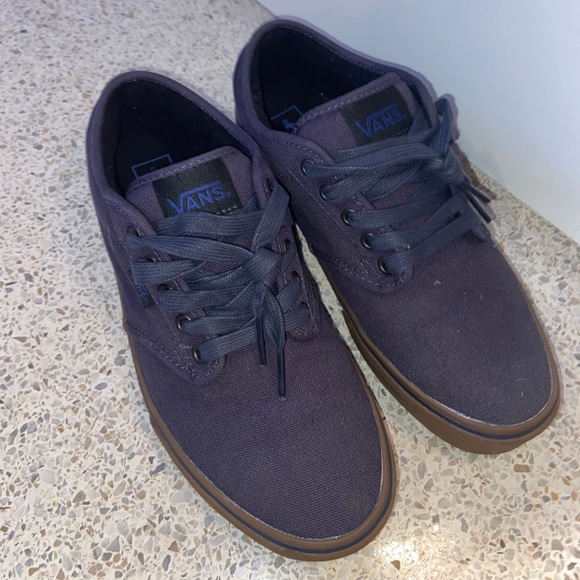 VANS classic navy blue with brown wall - Picture 2 of 2